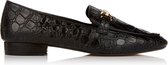 Dune Lolla Black Croc Leather - Maat 37