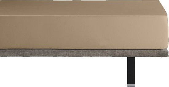 Velfont - Respira - Protège-matelas imperméable / Hoeslaken -housse 2-en-1 - 140x200cm - Sable
