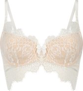 Hunkemöller Dames Lingerie Voorgevormde longline beugel bh Marilee - Wit - maat C90