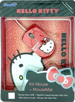 Hello Kitty PC-Accessoires Muis USB Bekabeld & Muismat Set - 2 Delig