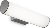 Ideal Lux Etere - Wandlamp Modern - Grijs - H:7cm  - Universeel - Voor Binnen - Aluminium - Wandlampen - Slaapkamer - Woonkamer