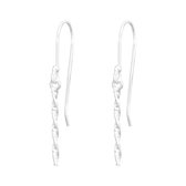 Zilver twisted oorhangers | twist earrings | oorbellen dames zilver | Zilverana | Sterling 925 Silver