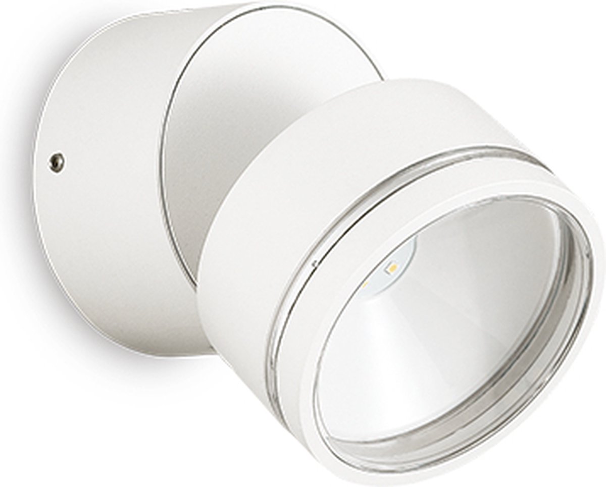 Ideal Lux - Omega round - Wandlamp - Metaal - LED - Wit - Voor binnen - Lampen - Woonkamer - Eetkamer - Keuken