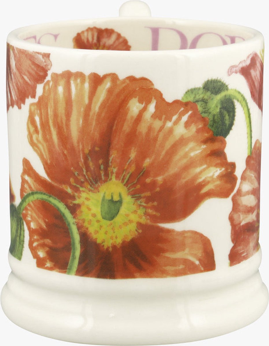 Emma Bridgewater Mug 1/2 Pint Flowers Red Poppy