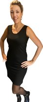 Iz Naiz travelstof dress black 3575 maat M
