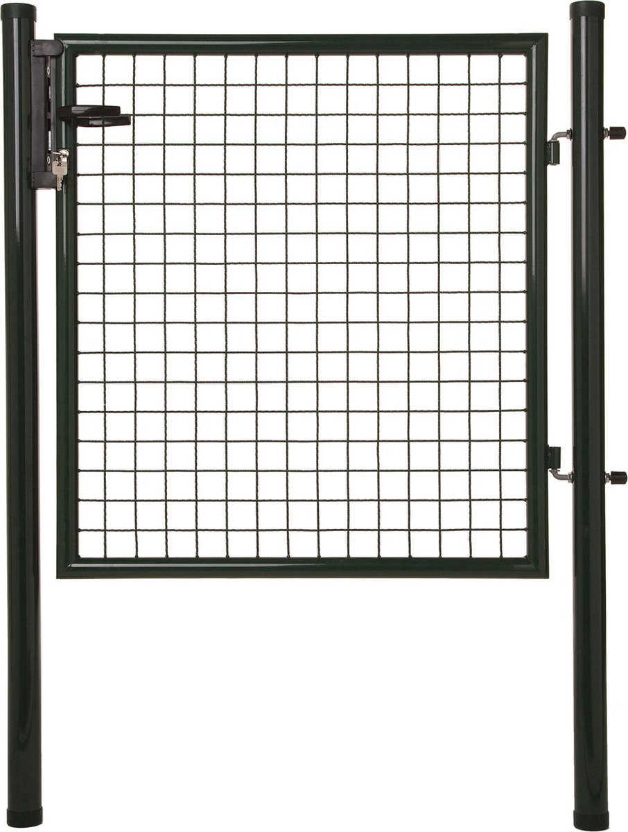 Giardino poort met slot 100x100 cm groen