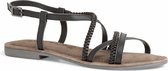 Tamaris Dames Sandaal 1-1-28139-28 001 zwart normal Maat: 42 EU