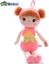 Metoo doll - 45 cms | Metoo pop | Strawberry doll | aardbei pop | Metoo knuffel | Metoo lovely Jibao dolls