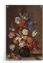 Walljar - Van der Ast - Stilleven met Bloemen - Muurdecoratie - Plexiglas schilderij