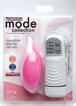 Penthouse Mode Cyber Flicker 5X, Pink Passion - Bullets & Mini Vibrators pink