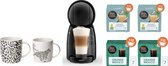 DOLCE GUSTO Piccolo XS KP1A3B10 + 2 dozen capsules Netslé Coconut Macchiato  + 2 tassen COSY&TRENDY animal + 2 dozen capsules Nestlé Mexico Grande