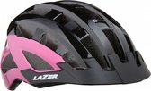 fietshelm Petit DLX Mips dames zwart/roze maat 50-56 cm