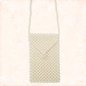 Jobo By JET - Mobiele telefoon tasje / klein tasje / festival bag / Pearls / Pareltasje / Parels