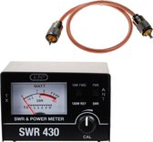 K-PO SWR 430 SWR/Power meter + RG 8 PL-PL 40 CM Kabel - CB radio