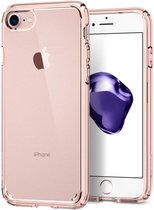 Apple iPhone SE (2022) Hoesje - Spigen - Ultra Hybrid 2 Serie - Hard Kunststof Backcover - Rose Crystal - Hoesje Geschikt Voor Apple iPhone SE (2022)