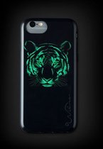 Apple iPhone SE (2022) Hoesje - Wilma - Midnight Shine Serie - Eco Friendly Backcover - Tigress Black - Hoesje Geschikt Voor Apple iPhone SE (2022)