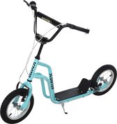 HOMCOM Kinderscooter stuur verstelbare step met luchtbanden 12 inch vanaf 5 jaar 371-015