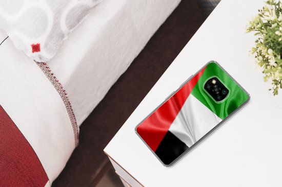 Coque Xiaomi Poco X3 Pro - Drapeau des Emirats Arabes Unis - Coque de téléphone en Siliconen