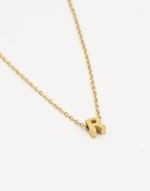 Glow Adora - Kettingen - Initialen ketting - Letter R - Goud