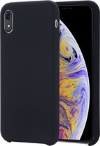 Mobigear Hoesje geschikt voor Apple iPhone XR Telefoonhoesje Hard Kunststof,Siliconen | Mobigear Rubber Touch Backcover | iPhone XR Case | Back Cover - Zwart