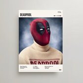 Deadpool Poster - Minimalist Filmposter A3 - Deadpool Movie Poster - Deadpool Merchandise - Vintage Posters - 2