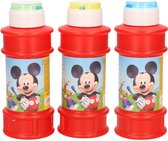 3x Bouteilles à bulles Mickey Mouse avec jeu 175 ml pour enfants - Jouets distributeurs - speelgoed à saisir