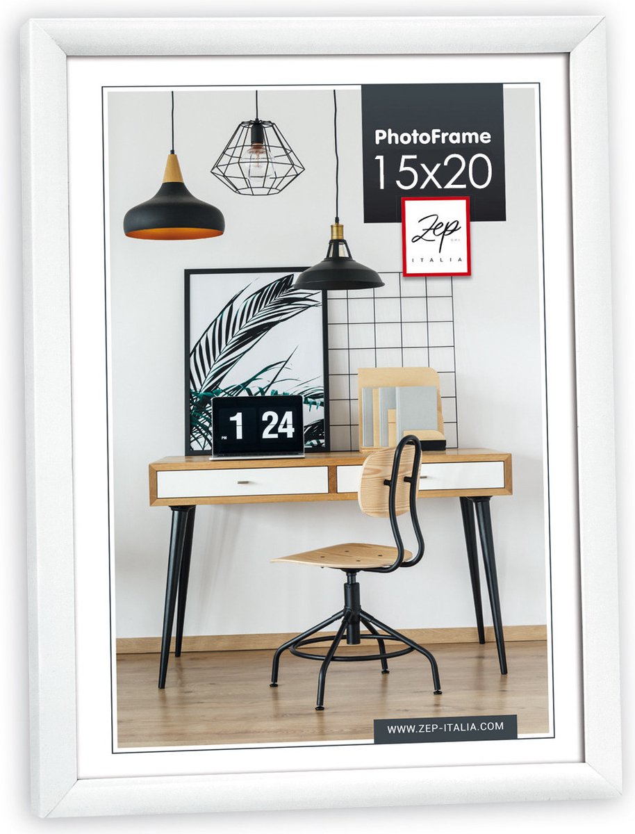Zep New Easy wit 15x20 kunststof lijst KW3