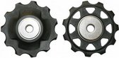 derailleurwielset XTR RD-M980 staal 10S zwart 2 stuks