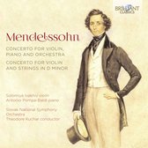 Solomiya Ivakhiv - Mendelssohn: Concerto For Violin and String Orchestra In D Minor, Concerto For Violin, Piano and Orchestra (CD)