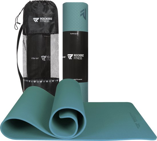 3. Yoga mat Fitness mat petrol