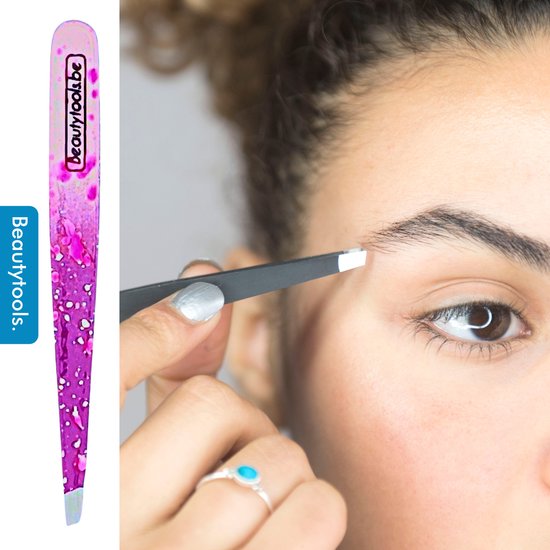Beautytools PRECISION Pince à Épiler/Pince à Épiler - Purple Rain (BT-2151)