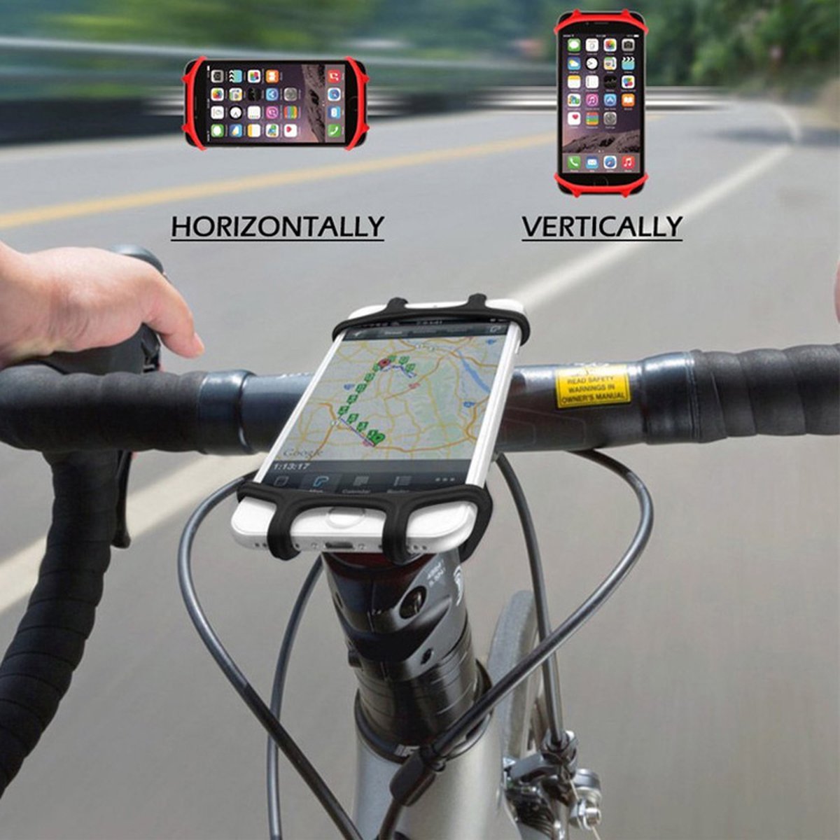 Telefoonhouder fiets Telefoonhouder Telefoonhouder motor Telefoonhouder scooter...