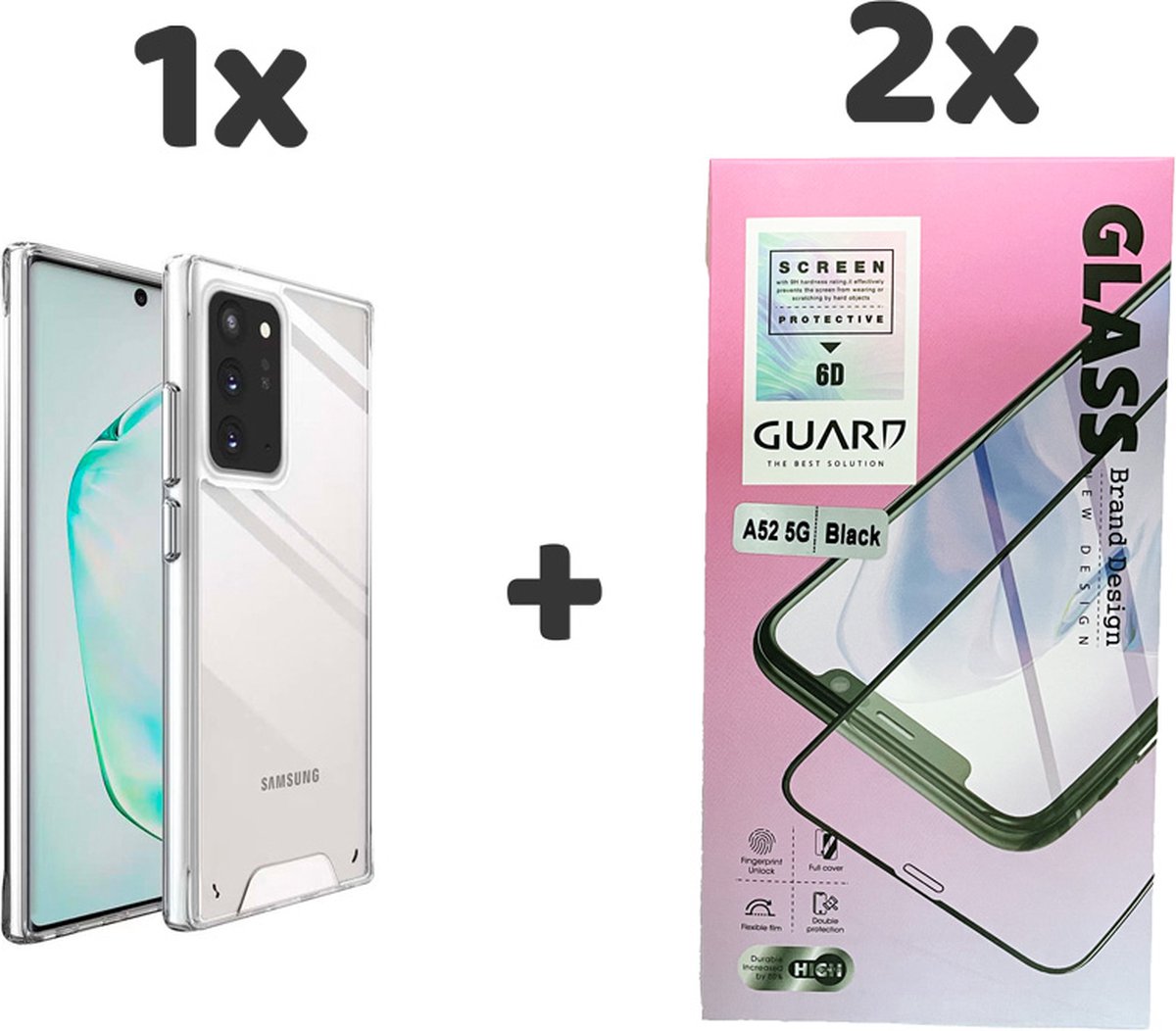 SPACE Samsung Galaxy A52-5G Transparant hoesje, Samsung Galaxy A52/A52s bumper hoesje, Samsung Galaxy A52-5G bumper case, Samsung Galaxy A52-5G Backcover hoesje