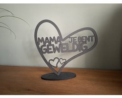 Tekst mama - Cadeau voor mama - Kado - Verjaardag - Moederdag cadeautje - Valentijn cadeautje vrouw - Valentijn - Valentijn cadeautje voor haar - Moeder cadeau - Mama cadeau - Moederdag cadeau voor mama - Sinterklaas cadeautjes - Kerstcadeau