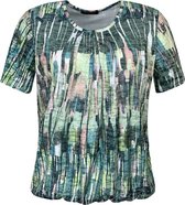Pink Lady blouse groen print KM - maat XXL