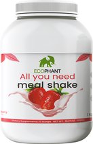 Ecophant Diet Shake - Maaltijdvervanger - Shake - Strawberry - 14 Shakes - 1kg