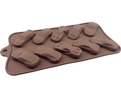 BukkitBow - 10 Auto's Vorm - Auto Bakvorm - Sportcar / Sport Auto's - Chocolade Mal - Siliconen Bakvorm BukkitBow - 10 Auto's Vorm - Auto Bakvorm - Sportcar / Sport Auto's - Chocolade Mal - Siliconen Bakvorm
