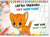Apprendre à dessiner - 30 pages à colorier - A4 - bloc de coloriage avec 30 animaux - pages à colorier pour enfants - 21 cm x 29,7 cm