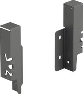 Hettich ArciTech Set achterwandverbinder 126mm antr links/rechts