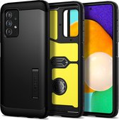 Samsung Galaxy A52 Hoesje - Spigen - Tough Armor Serie - Hard Kunststof Backcover - Zwart - Hoesje Geschikt Voor Samsung Galaxy A52