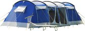 Skandika Montana 8 Tent – Tunneltenten – 8 persoons tent – Campingtent – 200 cm stahoogte – 2-4 Slaapcabines - Muggengaas – Familietent – 4 ingangen – 700 x 310 x 200 cm (L x B x H
