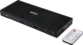 SpeaKa Professional 4x2 poorten HDMI-switch Met audiopoorten 3840 x 2160 Mpix Zwart