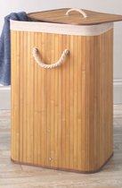 Wasmand Bamboe -  Duurzaam  - opbergmand -Laundry Hamper - Naturel - Opvouwbaar - Opbergmand
