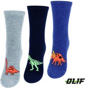 Olif - Kindersokken - Dinosaurus - Maat 31-34 - 6 paar