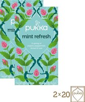 Pukka Thee - Mint Refresh - Voordeelverpakking - 2 x 20 zakjes