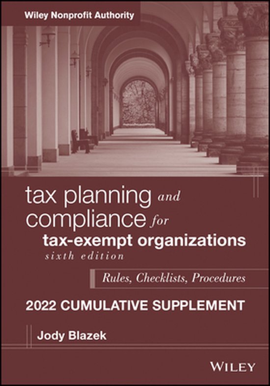 Tax Planning and Compliance for Tax-Exempt Organizations - cover