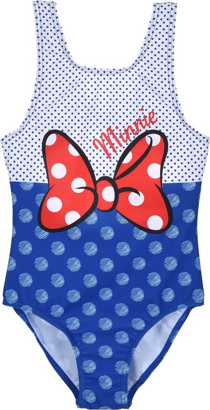 Minnie Mouse - Badpak - Blauw - 3 jaar - 98cm