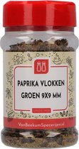Van Beekum Specerijen - Paprika Vlokken Groen 9x9 mm - Strooibus 70 gram