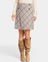 GERRY WEBER Dames Rok met diagonale ruiten