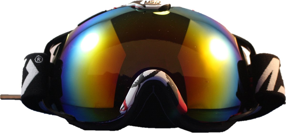 Masque de ski avec lens monture rose rouge evo rose / blanc X type 1 - ☀ /  ☁ | bol.com